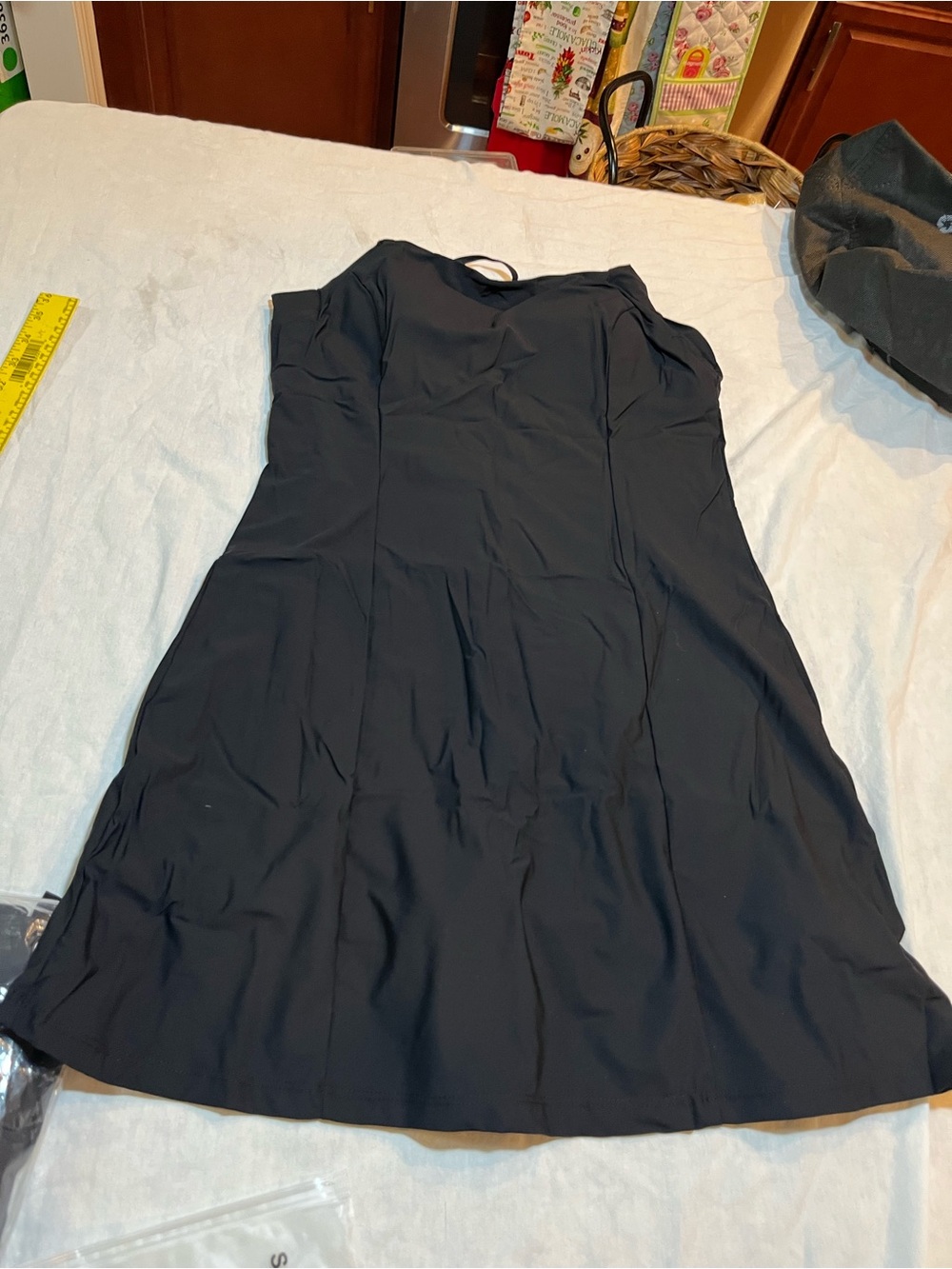 EZRUN tennis dresses Classic Black Women's Fit-and-Flare Dress different sizes